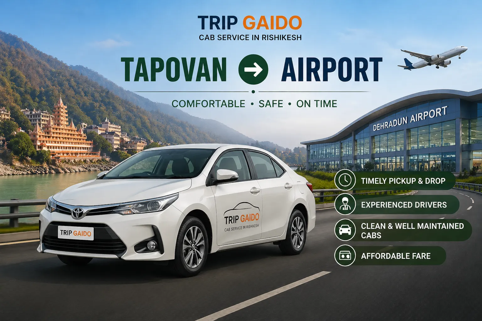 Rishikesh To Airport 