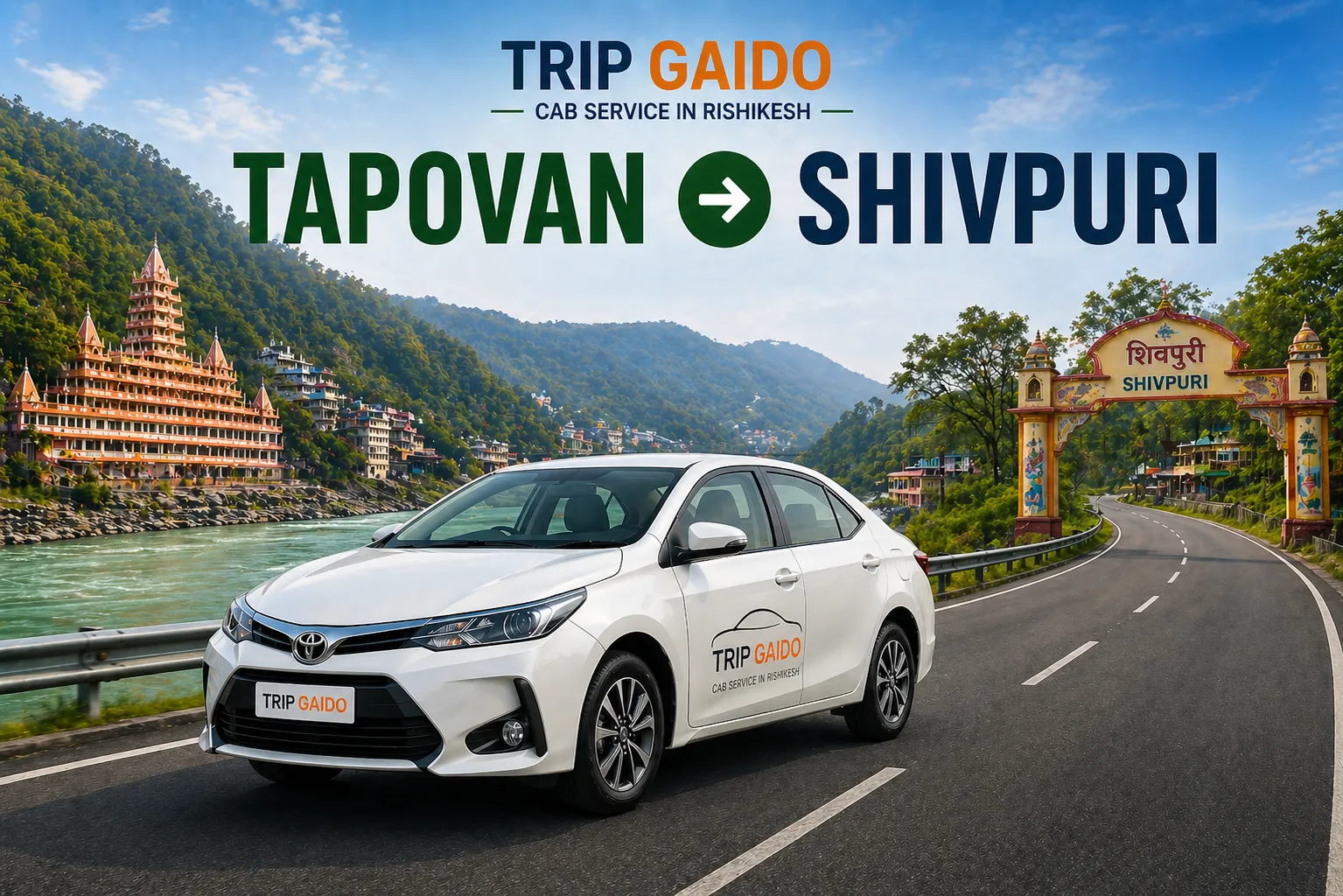 Rishikesh to Shivpuri