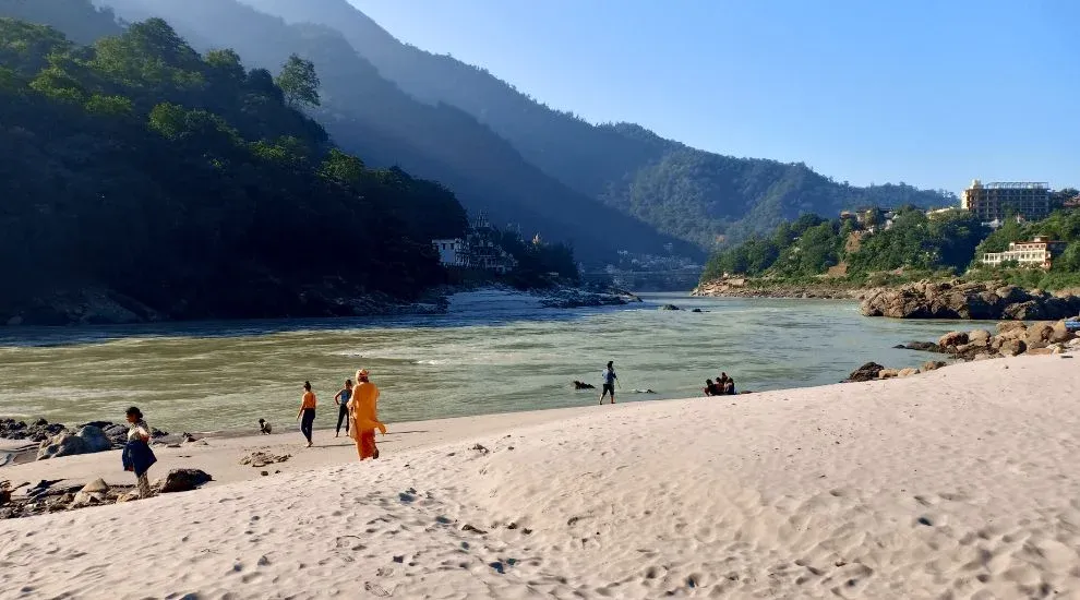 Sand Beach Rishikesh