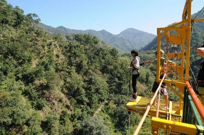 Jumping heights Bungee 