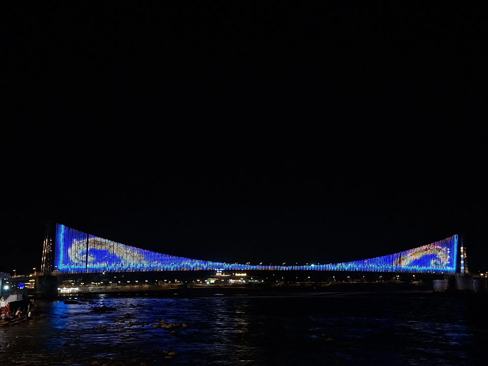 Janki setu light show